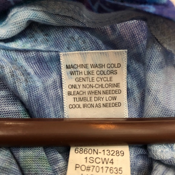 Unity World Wear Petite Large Girly Gem Floral Top - Picture 8 of 8